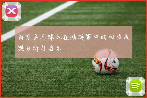 南京乒乓球队在精英赛中的耐力表现分析与启示