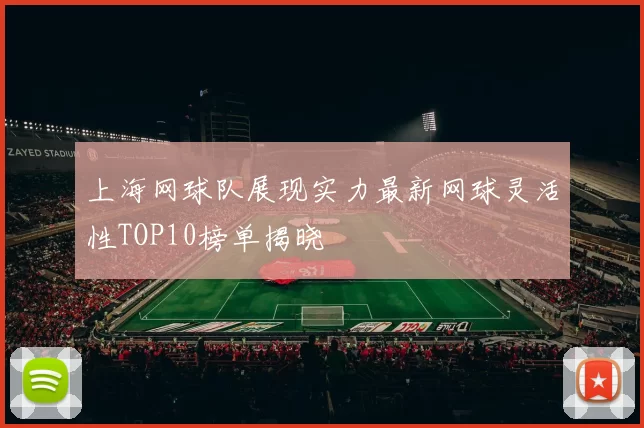 上海网球队展现实力最新网球灵活性TOP10榜单揭晓