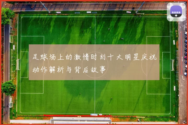 足球场上的激情时刻十大明星庆祝动作解析与背后故事
